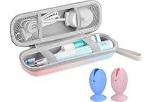 TUNYINSH Elektrische Zahnbürste Reiseetui für Oral B/Oral-B Pro/Electric Toothbrush, Tragbare Hartschalen eise-etui für oral b aufsteckbürsten und Zubehör (Gradient Case and 2 Caps)