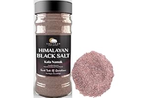 S SALTEAN HIMALAYAN BLACK SALT FINE 400GRAM/DUAL FLIP/KALA NAMAK/SALTEAN CHEF SECRET/Perfect for Tofu, Indian Food Seasoning Spice Cooking, Salad,Chat,Vegan Friendly+84 Minerals