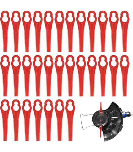 20 Ersatzmesser FAT 18 B2 IAN 95940 LIDL Akku Rasentrimmer - Foto 12