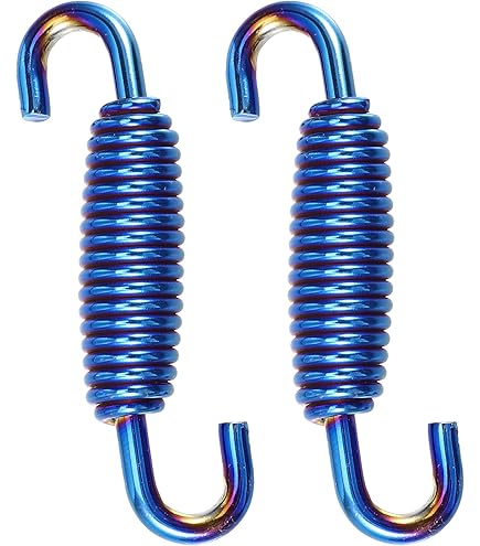 Molle Scarico Moto In Acciaio Inox - Gancio Per Marmitta Universale, 2 Pezzi Da 85mm - Foto 9