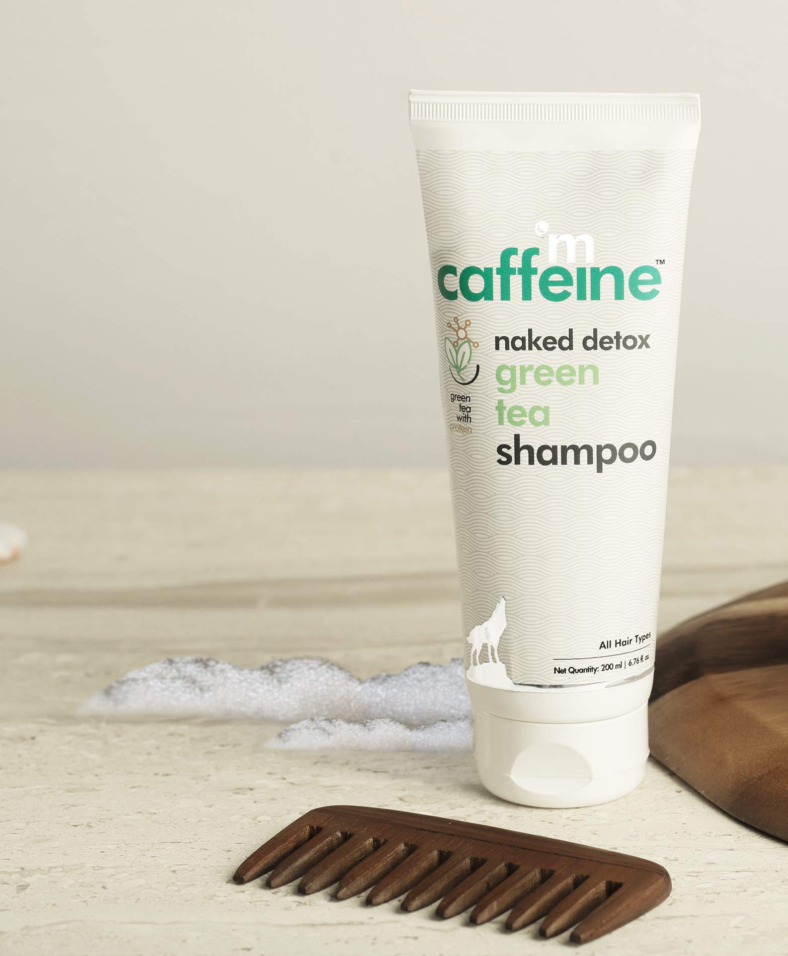 Mcaffeine Naked Detox Green Tea Shampoo Protein Vitamin E
