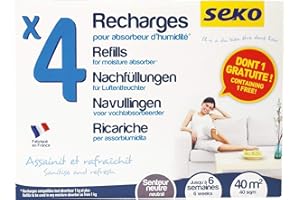 Seko Lot de 4 Recharges Gaine de 1 kg Neutre