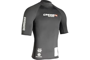 Cressi Rash Guard Man Long SL Black Dive Center T-Shirt de Protection pour Hommes à Manches Longues Homme (Lot de 1)