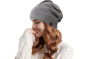 YNKKVRE Beanie for Men,Comfortable Breathable Soft Beanie，Winter Hats for Women and Men,Gifts for Gentlemen Slouchy Beanie Hip-Hop Soft Lightweight Running Skullcap Breathability & Elasticity Adult Dwarf Hats