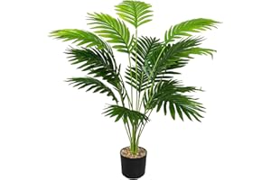 YJWZ Plantes Artificielles Interieur,82 cm Artificiel Palmier en Pot,Fausse Plante d'Extérieur et d'Intérieur Résistante aux Intempéries,Décoration Tropicale pour Balcon, Chambre et Jardin