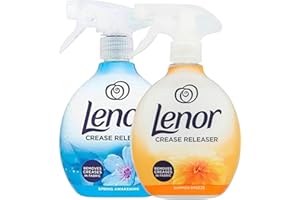 PARAHON Crease Release Spray - Anti-Crease Wrinkle Releaser | Scents | Iron-Free Clothing Refresher Spray | Fabric Freshener (2x 500ml, Summer & Spring)