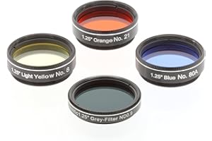 Explore Scientific Juego de filtros telescópicos (1 Luna y Planetas, a Partir de 50 mm)