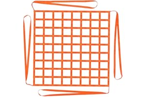 bechoanigel Ladungssicherungsnetz 1x1 m – 300 kg Tragkraft, Absperrnetz Maschenweite 10 cm – Hängendes Frachtnetz für Lastenheber, Vertikales Heben, Robustes Hebe-Hebenetz für Hohe Lasten