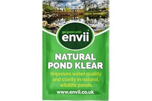 envii Natural Pond Klear - Trattamento di Pulizia per Laghi Naturali, elimina acque Verdi pulisci laghetto (Tratta 25.000 Litri)