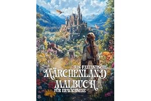 Das fantastische Märchenland Malbuch für Erwachsene: Ein bezauberndes Fantasy Ausmalbuch mit Einhörnern, Feen, magischen Schlössern und mystischen Landschaften