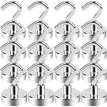 4 Ganci Magnetici Extra Forti - 25mm, Al Neodimio, Per Frigoriferi, Garage E Campeggio - Foto 5