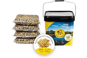 CARP TARGET - Amorce de pêche - Noix de Tigre - Chanvre - Colza - maïs