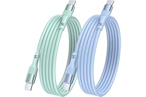 OFUCA USB C to USB C Charger Cable 100W 5A 2Pack 1.8M USB C Cable Fast Charge Type C Cable for iPhone 15 Pro Plus Pro Max,MacBook Pro Air,iPad Pro Air,Samsung Galaxy S24 S23 S22,ect