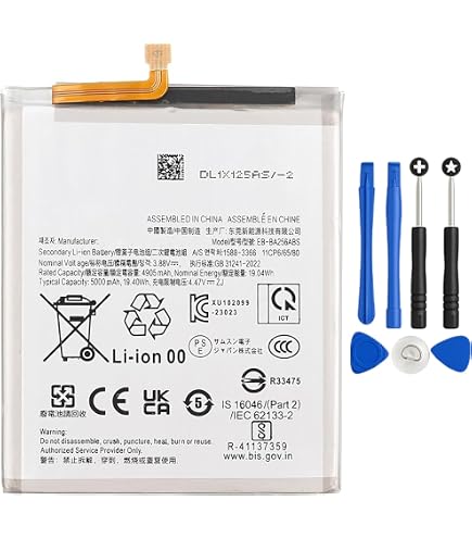 Batteria BLP875 5000mAh Per Realme 9 5G / C55 / Narzo 50 – Kit Con Strumenti, Polimeri Di Litio 4.45V - 2