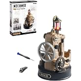 ROKR Metal 3D Yapboz Mekanik Model Kitleri, Platsic DIY End&uuml;striyel Şehir El Sanatları Hediyeleri (Mors Telgrafı)