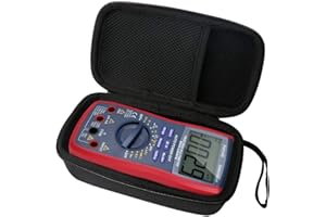 Khanka EVA Difficile Caso Viaggiare trasportare sacchetto per Multimetro Digitale Classico, Tacklife DM02A Multi Tester(solo scatola)