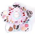 FantasyDay All-in-one Makeup Set Gift Surprise | Full Makeup Kit for Women Multipurpose Essential Starter Bundle Include Eyeshadow Palette Lipstick Blush Concealer Face Powder Eyeliner Mascara Brush