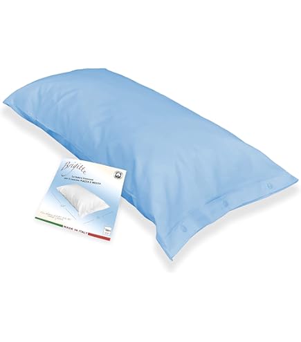 Federa Cuscino 52x110/120cm - 100% Cotone Puro Tinta Unita - Foto 10