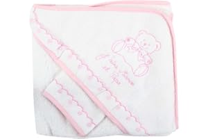FRUIT DE MA PASSION NISSANOU ® Serviette Cap Sortie de Bain bébé idée Cadeau Naissance bébé maternité idée Annonce de Grossesse (JPMBCRS)