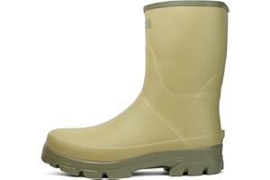 Savage Island Men's Balgair Rubber All-Weather Neoprene Lined Wellington Boots - Waterproof Wellies