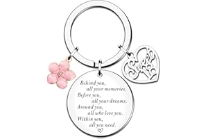 HULALA Inspirational Sweet 13th 16th 18th 21st Birthday Keyring Gifts For Women Girls Mum Daughter Granddaughter Auntie Niece Sister Best Friend