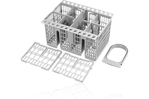 IZSOHHOME Spülmaschinen-Besteckkorb,Geschirrspülkorb kompatibel mit Spülmaschine Hotpoint 99673-8729, C00257140, C00386607