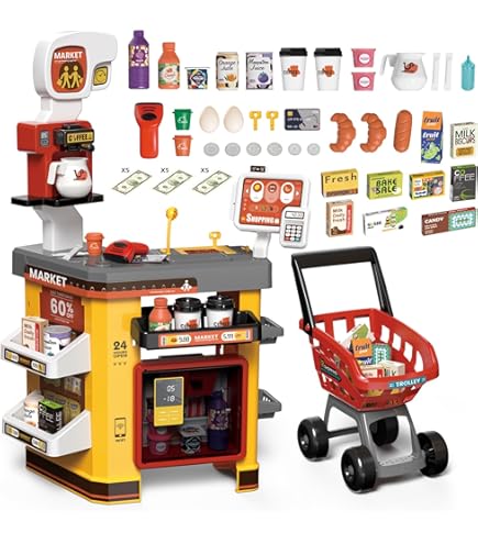 Costway Supermercado Madera Juguete Amazon Mercado Juguete