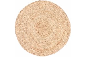 Rund matta av flätad jute, Abril, 60 cm