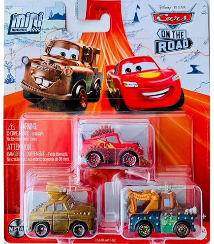 Disney Cars Toys Mini Racers Set of 10 Mini Die-Cast Toy Cars