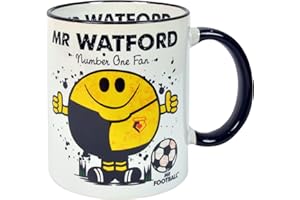 Kapow Gifts Mr Watford Mug - Football Fan Merchandise Memorabilia Gift Boxed Cup, Ceramic, 250ml