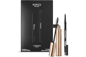 KIKO Milano Luxurious Eye Set | Kit Maquillage : 1 Mascara Effet Cils Remodelés Et 1 Crayon Yeux