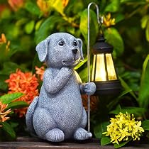 Dragon Nénuphar Avec Lumière Solaire LED - Décoration Extérieure Fantastique Pour Jardin, Terrasse, Balcon - Figurine Résine Peinte à La Main 27x12x13 Cm - 4