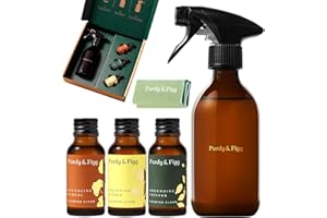 Purdy & Figg | Counter Clean Mixed Starter Kit | All Natural Gentle Non Toxic Organic Essential Oils Multipurpose Cleaner | Citrus Floral Vetiver | Home Kitchen Countertop