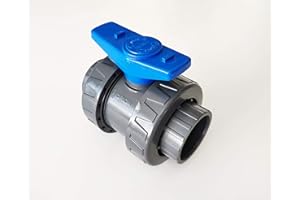 Vanne Interplast 50mm à coller double union démontable 5cm / 50 mm PN16 PVC PRESSION Piscine