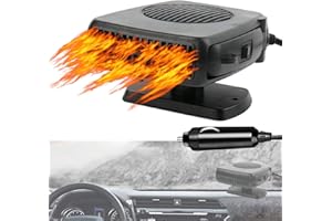 beseloa Chauffage Desembuage Voiture, Portabilité Chauffage Allume Cigare 12v Voiture, Chauffage De Voiture avec Rotation à 360 DegréS pour Tous Les VéHicules Chauffage pour Voiture