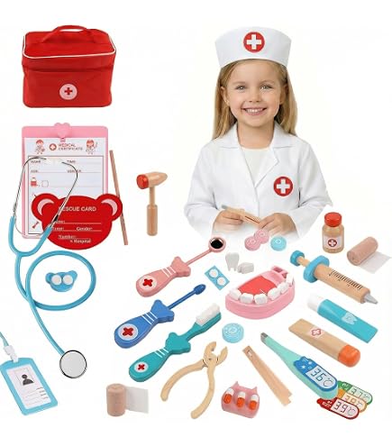 ECOIFFIER Médical 271 - Valisette Docteur Luxe - 18 mois - Pour une consultation minutieuse - Jeux - Jouets