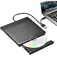 ZZOSRDR External CD DVD Drive, Type-C & USB 3.0 Portable Optical DVD Drive, CD DVD Player RW Writer Burner Reader for Laptop, Desktop, PC, Mac, IOS, Windows 11/10 / 8/7 / XP/Linux/Vista