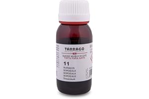 Tarrago | Tinte para Ante | Color Burdeos | Suede Nubuck Dye 50 ml | Tinte Para Zapatos, Calzado, Bolsos y Accesorios | Apto Para Ante Natural y Sintético, Nobuck y Similares