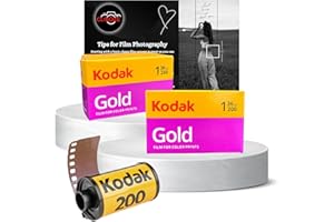 35mm Film Bundle includes Kodak Gold 200 36 EXP x2 Boxes and Clikoze Camera Film Photography Tips Card