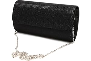 WOWOWO Sac à bandoulière de soirée pour Femme Embrayage de mariée Sac à Main enveloppe de Mariage de Bal