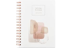 ‎SMART PANDA A5 Planer 2026 von Smart Panda – Terminplaner Roségold, Wochenplaner A5 – Kalender Planer – Nov 2025 bis Dez 2026 – auf Deutsch