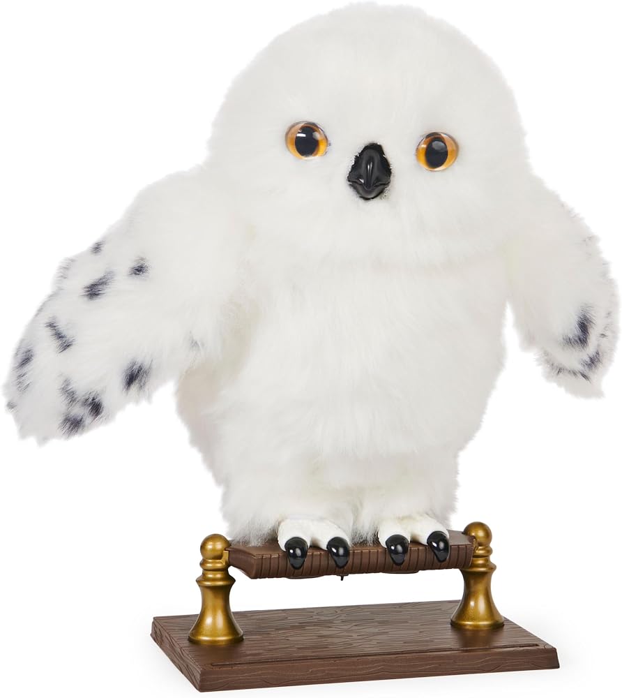 Wizarding World İnteraktif Hedwig | 15+ Sesler ve Hareketler, Hogwarts Zarfına Yanıt Verir, Hayali Rol Oyun, Çocuklar için Büyüleyici Hediye