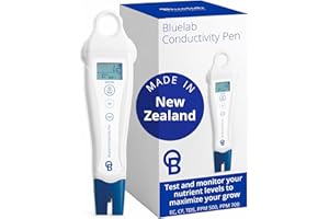Bluelab PENCON Conductivity Pen- Leitfähigkeit Stift und Digitales TDS Messgerät, Wasser Meter set für Temperatur und EC (CF, PPM 500, PPM 700), Test Hydrokultur System, Dünger und Indoor Pflanze