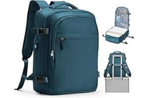 livbote Mochila Viaje Cabina Avion 40x20x30, Mochila Equipaje de Mano 30L Impermeable Hombre Mujer, Mochila Portatil 15.6 Pulgadas con USB