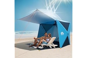 Night Cat Tente de Plage Pop Up: Abri de Plage pour 3 4 Personnes en Famille Pique-Nique Camping UPF 50+ Jardin Parc