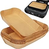 BYKITCHEN Air Fryer Liners for Ninja Foodi MAX Health Grill and Air Fryer AG551UK/AG651UK/DG551UK, Large Disposable Air Fryer