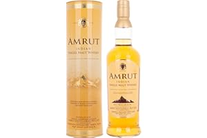 AMRUT - Indian Single Malt - Whisky Single Malt - 46% Alcool - Origine : Inde - Bouteille 70 cl