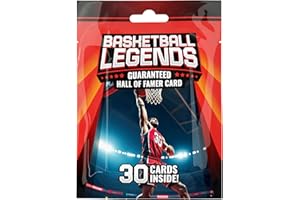 LIGHTNING CARD COLLECTION Basketball Legends Pack | 30 Basketball Cards | Guaranteed Hall of Fame Player Card