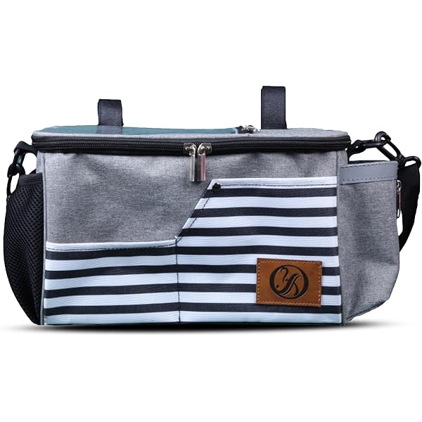 Sac Rangement Poussette Pinsheng - Avec Support Téléphone & Housse Pluie - Grande Capacité