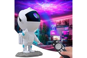 ADFUAER Astronaut Galaxy Projector Starry Night Light, Tiktok Astronaut Nebula Night Lights with Remote Control and 360° Adjustable, Bedroom Decor Aesthetics, Gifts for Kids and Adults